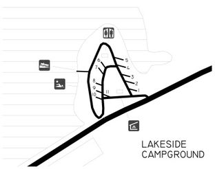 View Lakeside Campground Map
