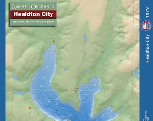 View Healdton Municipal Lake Map