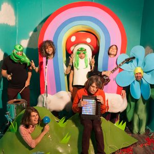 The Flaming Lips pose for a promotional photo.