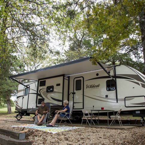 Raymond Gary State Park offers a peaceful, lakeside getaway for RV campers.