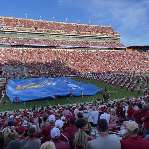 Secure your seat in the Gaylord Family Memorial Stadium in Norman to watch the Sooners on a fall Saturday in Norman.