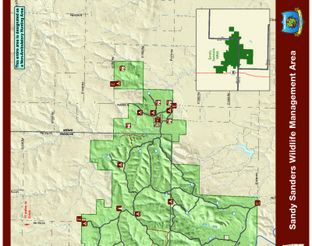 View Sandy Sanders Wildlife Management Area Map