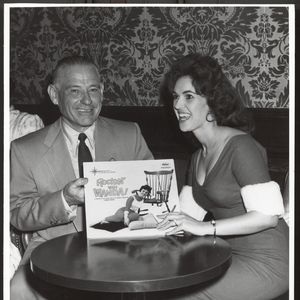 Wanda Jackson poses with her "Rockin' with Wanda" album.