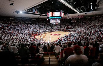 Lloyd Noble Center located at 2900 S. Jenkins Ave. at the University of Oklahoma in Norman, Oklahoma 