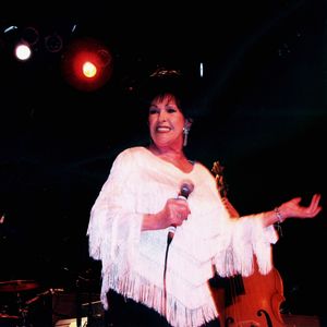 Wanda Jackson performs live on stage.