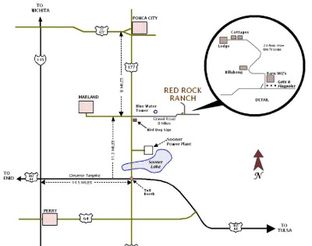 View Red Rock Ranch Driving Map