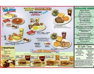 View Waffle House Classic Meals Menu