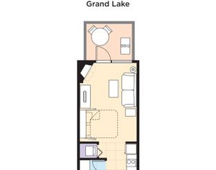 WorldMark Grand Lake - Studio Resort Suite Floor Plan