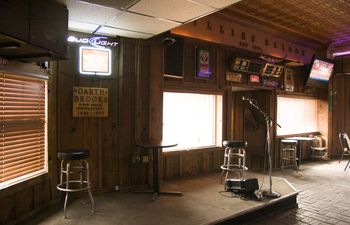 Garth Brooks once played on this stage at Willies Saloon in Stillwater.