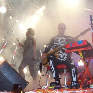 The Flaming Lips perform at the Zoo Amphitheater in Oklahoma City on September 15, 2006.