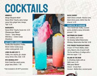 View S&B's Burger Joint - NW Expy's Drink Menu