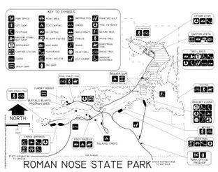 Roman Nose State Park Map