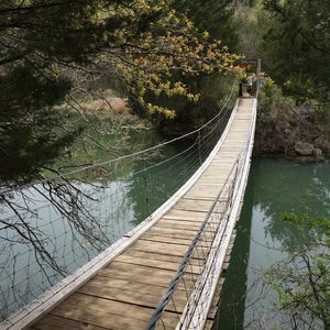 Discover Greenleaf State Park's swinging bridge while exploring the Ankle Express hiking trail.