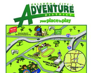 View Map of OKC Adventure District