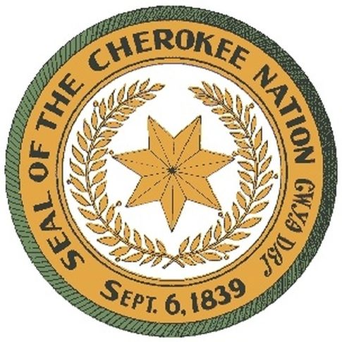 The official seal of the Cherokee Nation.