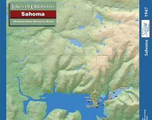 View Lake Sahoma Map