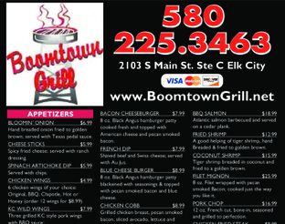 View Boomtown Grill Menu