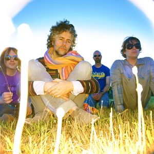 The Flaming Lips pose for a promotional photo.