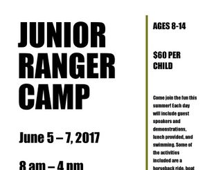 View 2017 Junior Ranger Camp Flyer