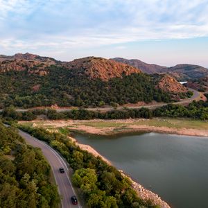 Climb one of the trails at Quartz Mountain State Park for rewarding views of nature. Photo by Lori Duckworth/Oklahoma Tourism.