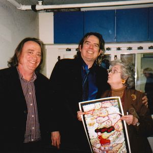 Greg Johnson with Jimmy Webb and MaryJo Guthrie Edgmon at OKC's Stage Center in 2005