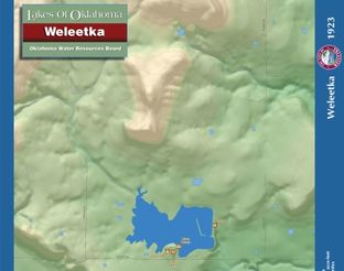 View Weleetka Lake Map