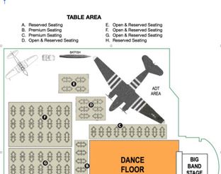 View the 2022 Big Band Hangar Dance's Floor Layout
