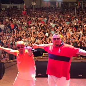Color Me Badd performing at Mandalay Bay Beach, Las Vegas, Nevada, 2016