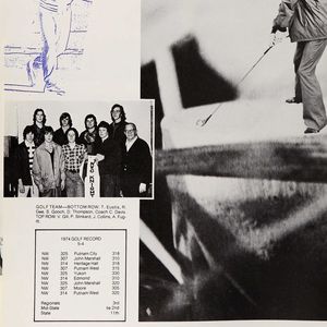 Vince Gill appears in his team photo with the Northwest Classen High School golf team in 1975.