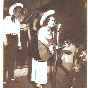 Wanda Jackson and Hank Thompson playing for the first time at Trianon in Oklahoma City in 1953.
