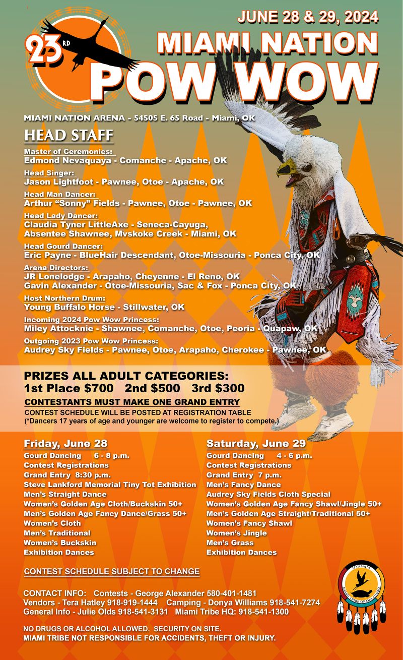 Miami Nation Tribal Powwow | TravelOK.com - Oklahomas Official Travel &  Tourism Site