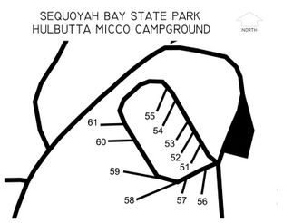 Sequoyah Bay Hulbutta Micco Campground Map.