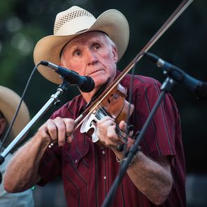 Byron Berline performs at the Myriad Gardens in 2015