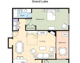 WorldMark Grand Lake - Three-Bedroom Resort Suite Floor Plan