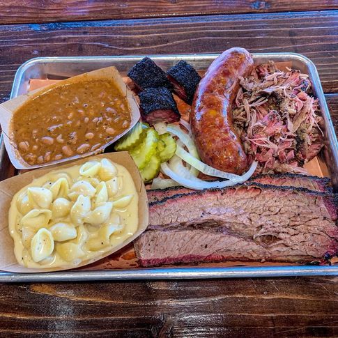 You'll find a delicious array of Central Texas-style smoked meats at Oakhart Barbecue in Tulsa.