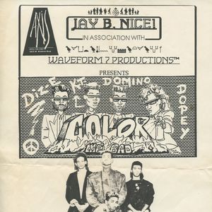 Early flyer for a 1989 performance Club Axis in Oklahoma City