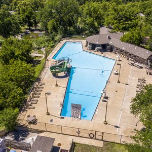 Boiling Springs State Park is full of adventure in Woodward, including its popular pool and water slide. Photo by Shane Bevel.