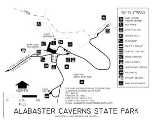 View Alabaster Caverns State Park Map
