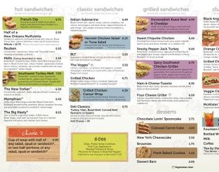 View McAlister's Deli Menu