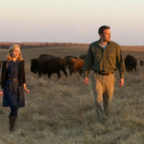 Ben Affleck and Rachel McAdams roam the Tallgrass Prairie Preserve in Pawhuska in the film To the Wonder.