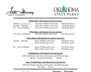 View Lake Murray Course Rates