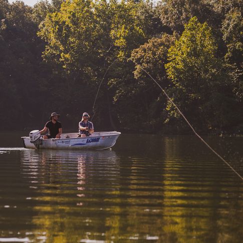 Spend a perfect fall day casting your line in Greenleaf Lake.