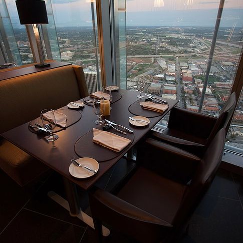 Standing 726.2 feet above Oklahoma City, Vast offers diners a unique view of the Bricktown Entertainment District.