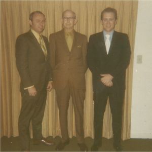 (left to right) Bob Brumley, Albert E. Brumley Sr., Albert E. Brumley Jr.
