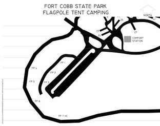 Reservation Map for Flagpole Tent Area