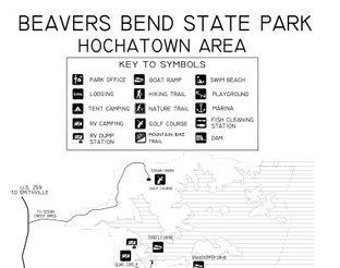 Hochatown Area Map
