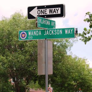 An Oklahoma City street was renamed Wanda Jackson Way in honor of the singer.