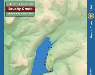 View Brushy Creek Reservoir Map
