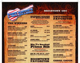 View Toby Keith's I Love This Bar & Grill Menu