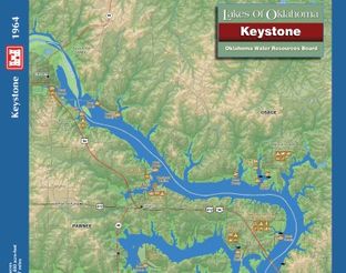 View Keystone Lake Map